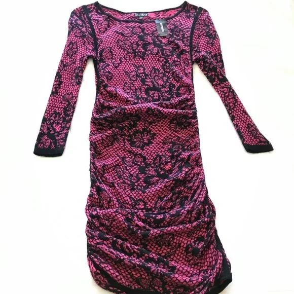 open lace back dress North Beach Fall 1993 Red Leather Lace Up Corset Dress